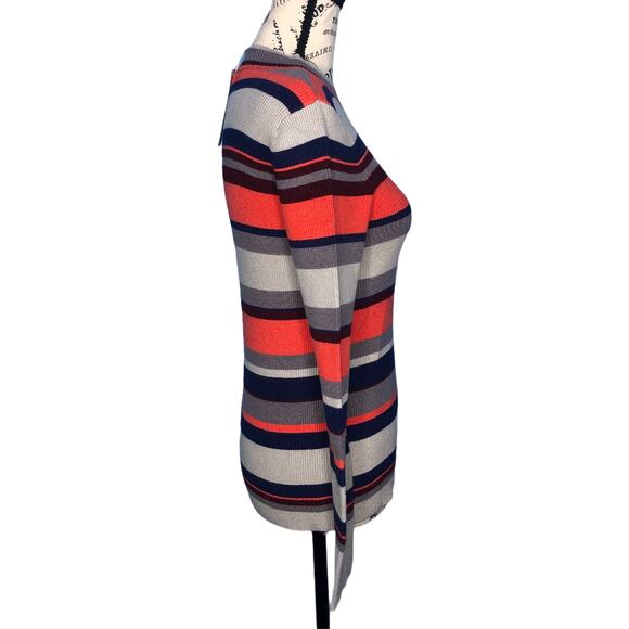 Laju SMALL Ameliya Multi Colored Stripe Fitted Pullover - Stitch Fix Stretchy - Picture 4 of 8